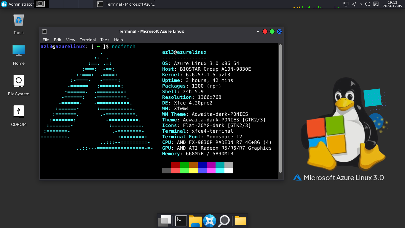 Azure-Linux-Desktop-Experience