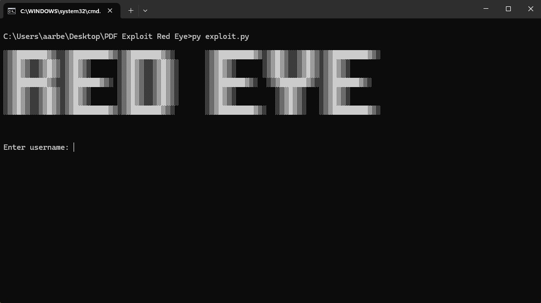 Red-Eye-Advanced-PDF-Exploit-Framework