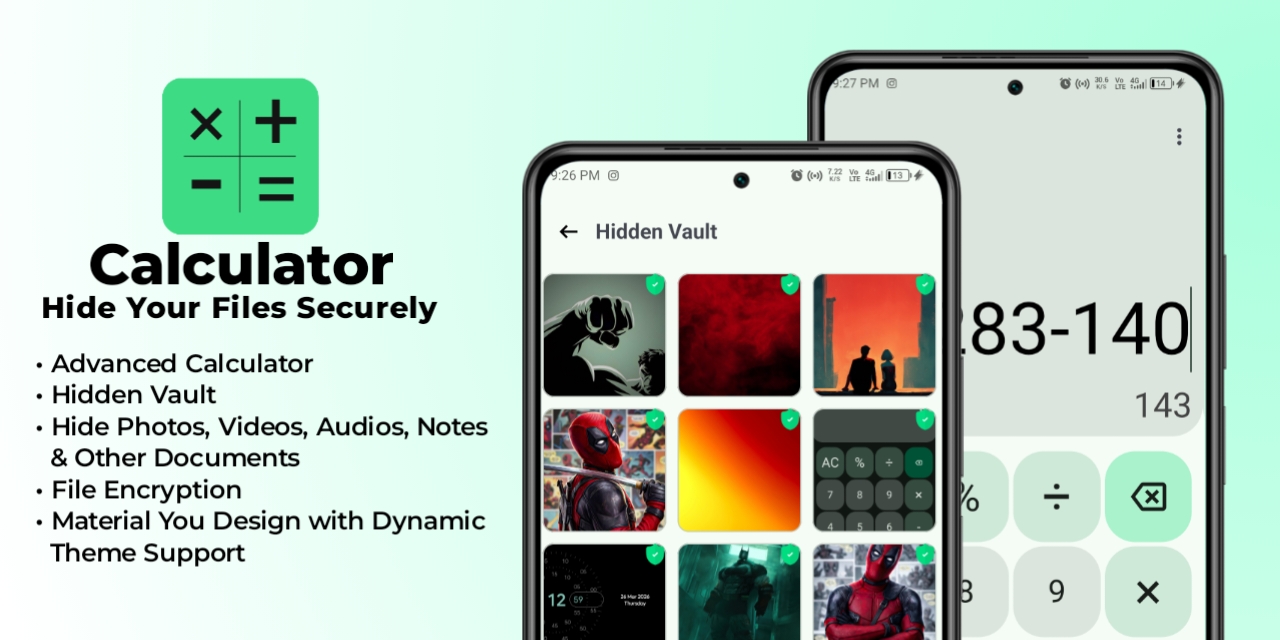 Calculator-Hide-Files
