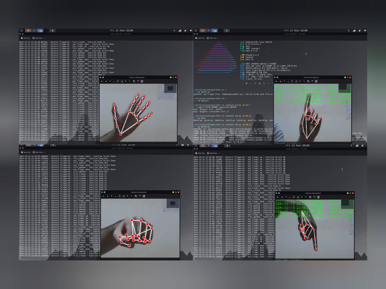 GitHub - CS-Astronaut/Hand-Gesture-Recognizer: A Python-based ...