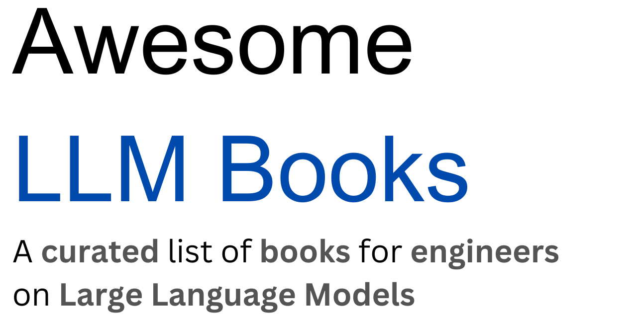 awesome-llm-books