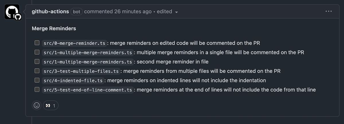 Merge Comment Reminders · Actions · GitHub Marketplace · GitHub