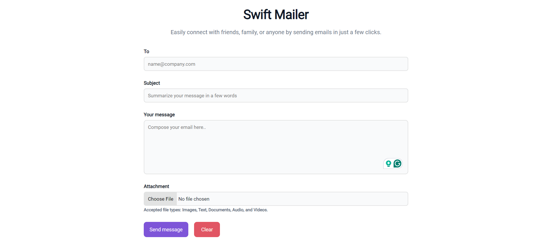 Swift-Mailer