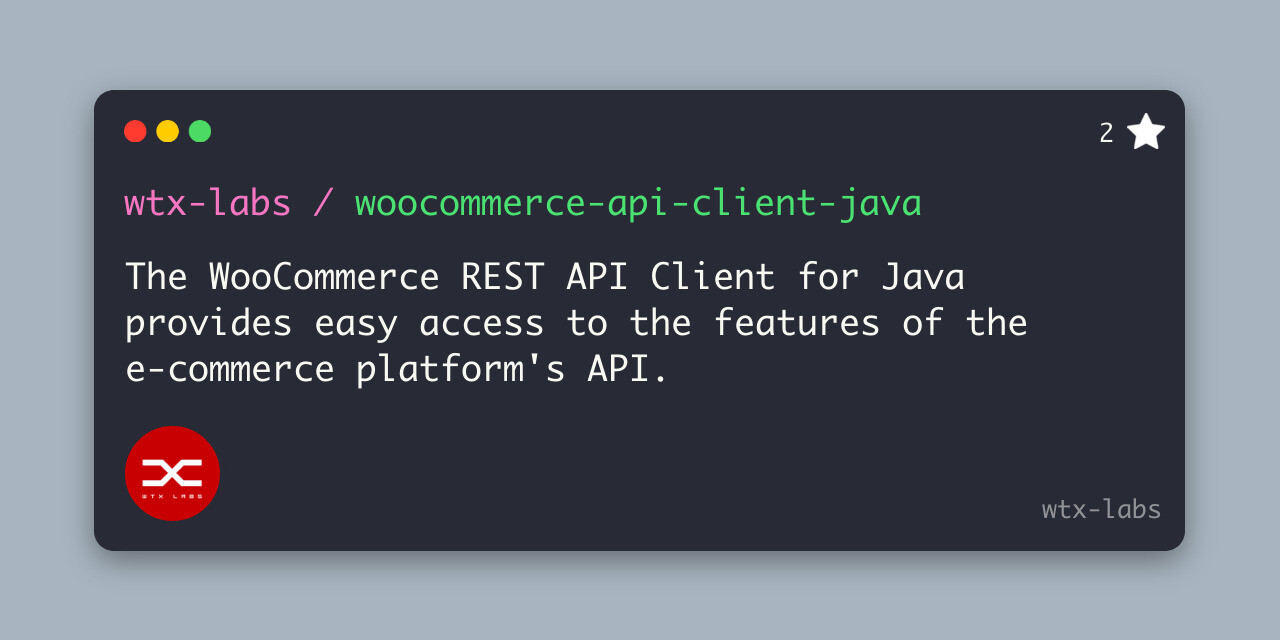 woocommerce-api-client-java