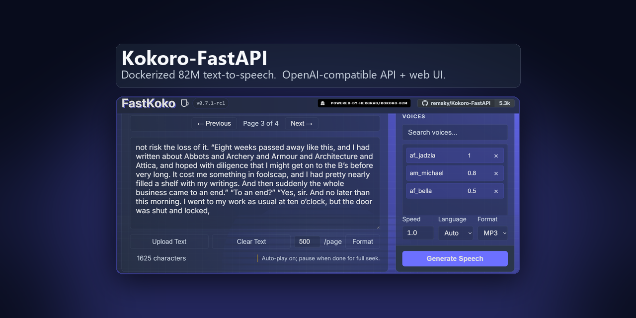 Kokoro-FastAPI