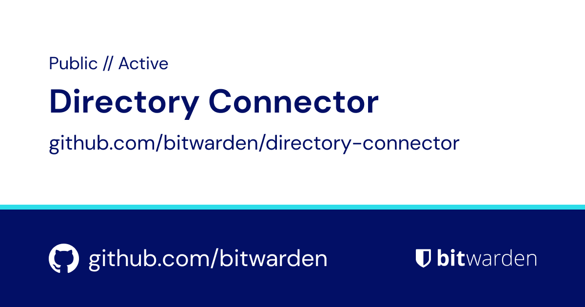 bitwarden/directory-connector