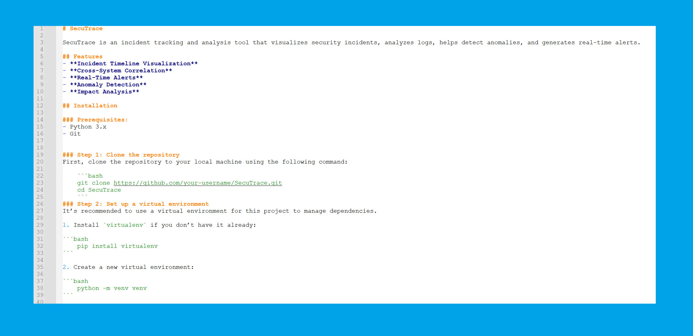 GitHub - YeseniaMIZ/SecuTrace: SecuTrace is an incident tracking and ...