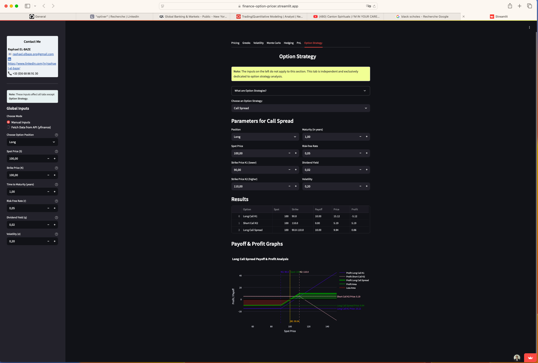 GitHub - Raphael-EL-BAZE/Option_Pricer_App: Option Pricer | Black ...