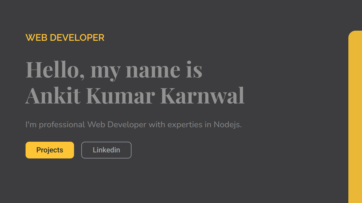 GitHub - ankitkarnwal33/My-Portfolio