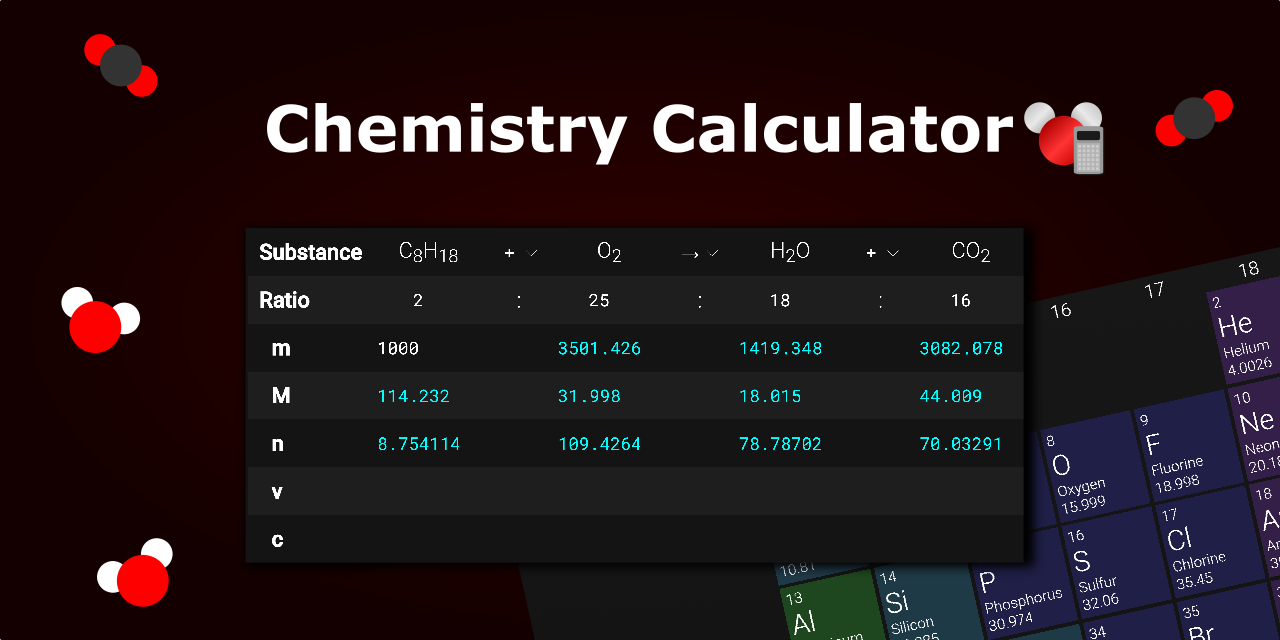 ChemistryCalculator