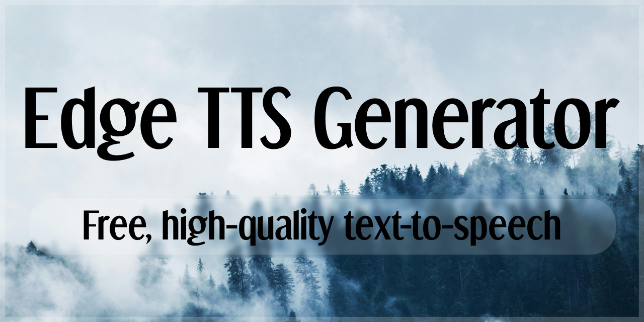 edge-tts-generator