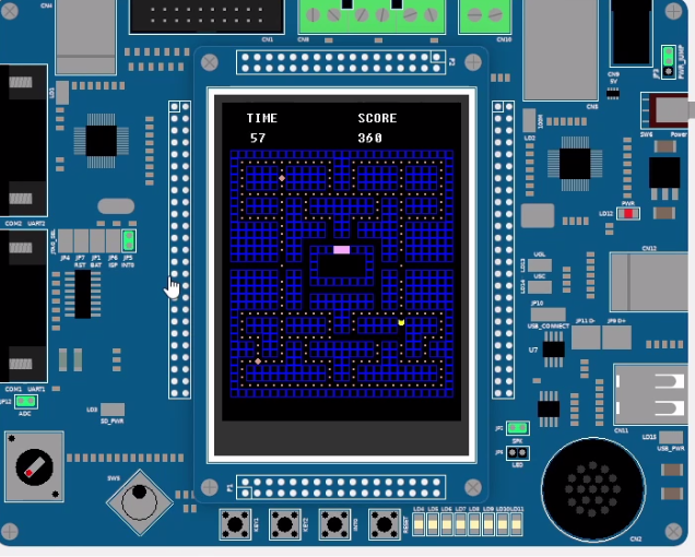PAC-MAN-LandTiger-ARM-CortexM3
