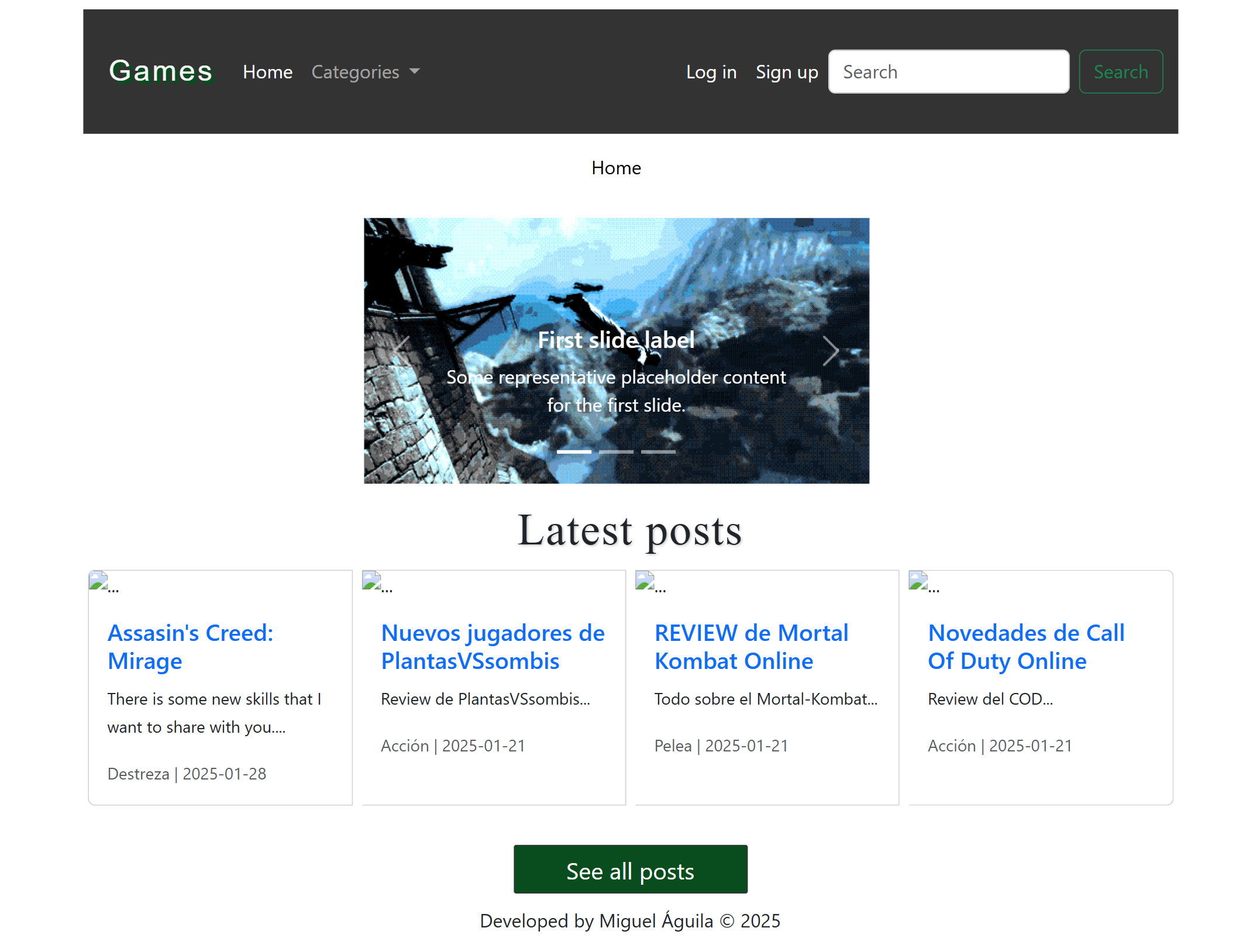 GitHub - miguel-octavio-aguila/VideoGamesBlog-Portfolio
