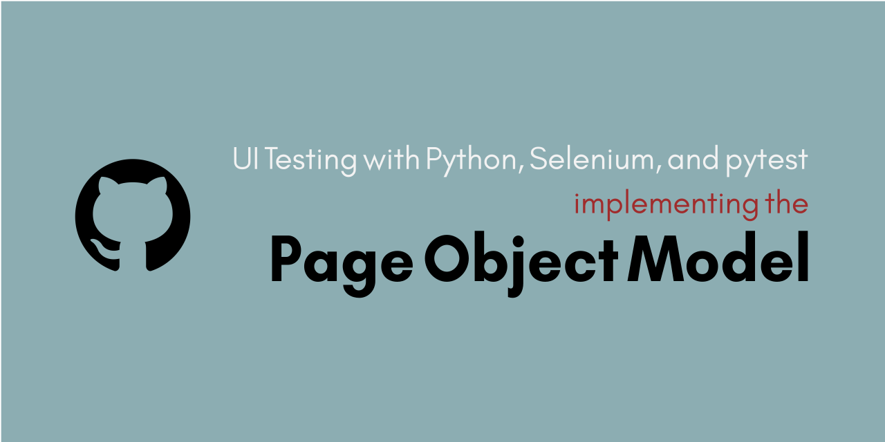 GitHub - ndgalanis/POMTestAutomation: Test Automation with Page Object ...