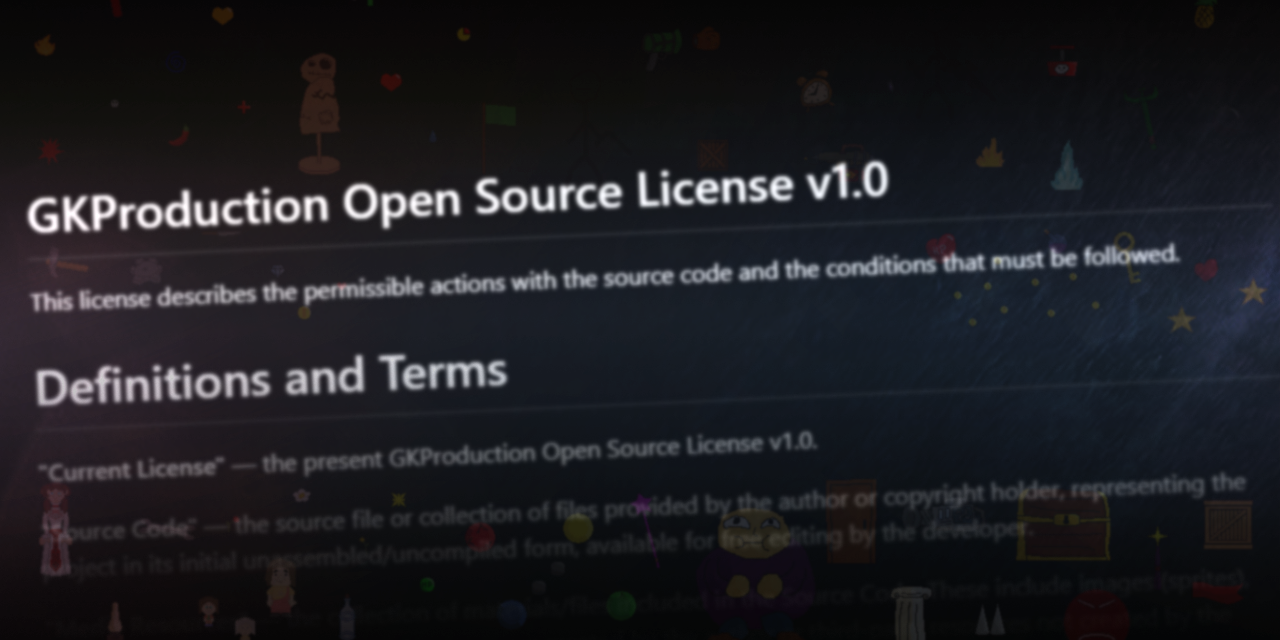 GitHub - GKProduction/GKProduction-Open-Source-License: A license ...