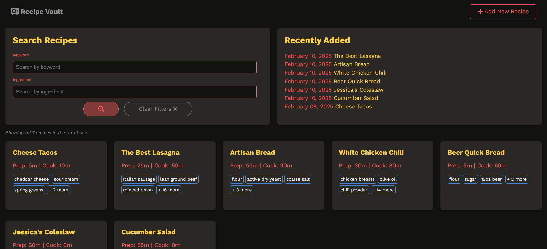 GitHub - rb-thompson/chefs-advantage: A recipe index and reference tool ...