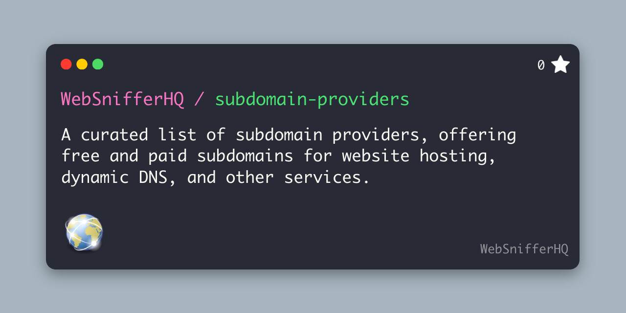 subdomain-providers