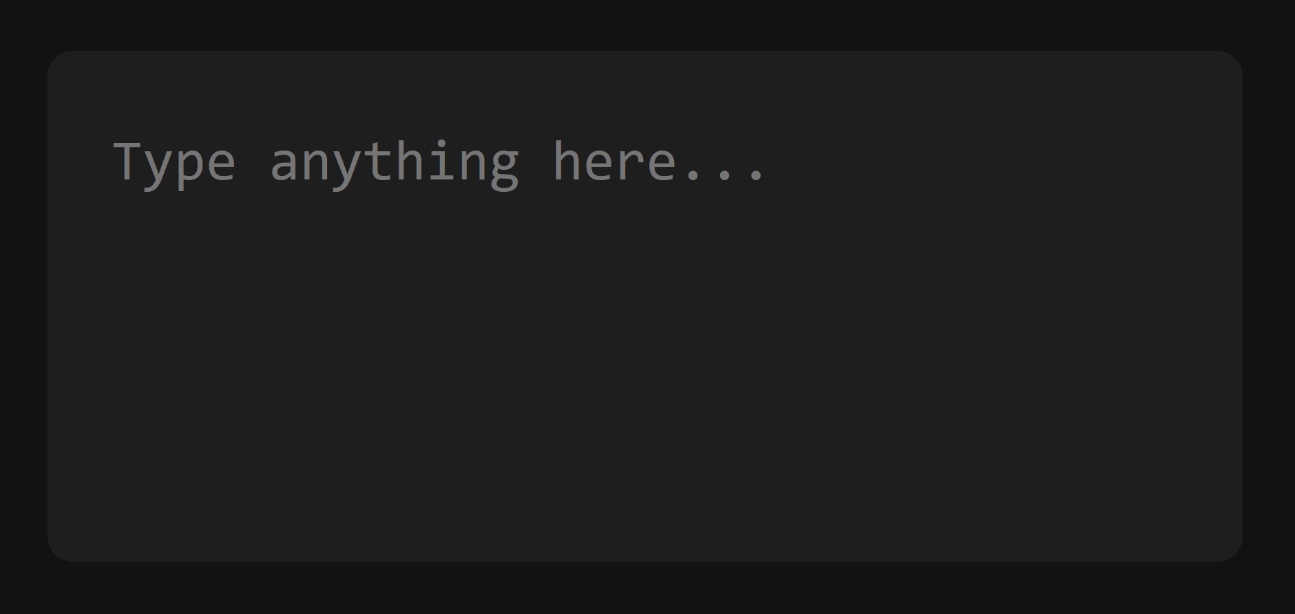 GitHub - kay-who-codes/Type-Box: A minimalistic dark-mode app that ...