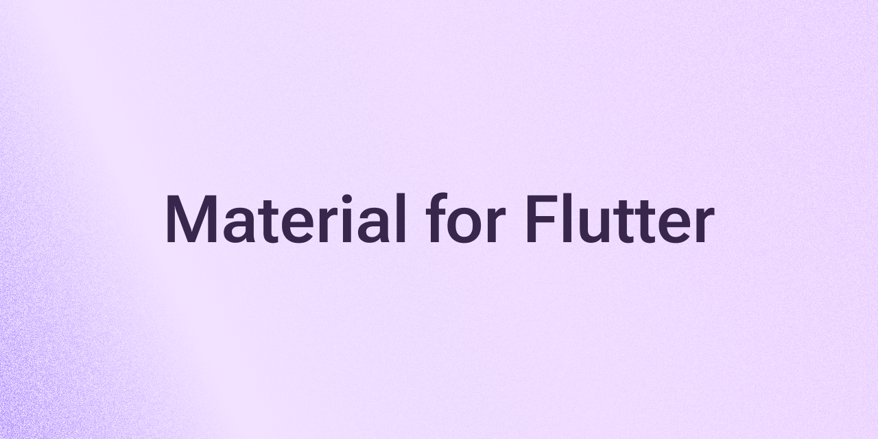 GitHub - deminearchiver/evolve: Material Design components for Flutter ...
