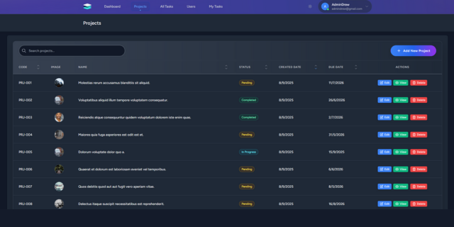GitHub - DrawDrewpf/ProjectManagerApp: Project Manager App created with ...