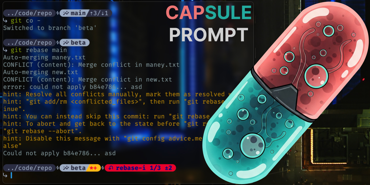 GitHub - 42LM/capsule: capsule is a simple single file terminal prompt ...