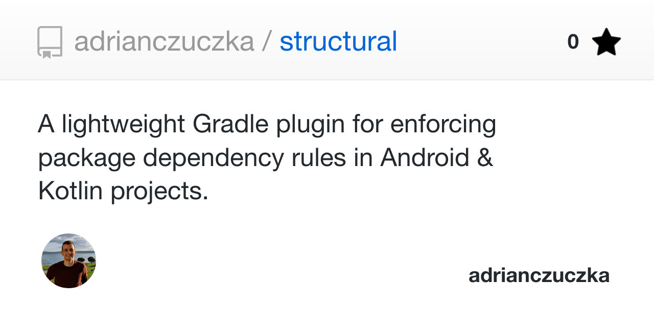 GitHub - adrianczuczka/structural: A lightweight Gradle plugin for ...