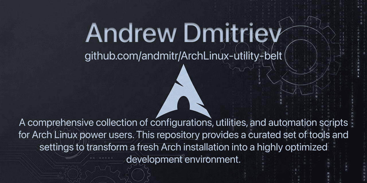 ArchLinux-utility-belt