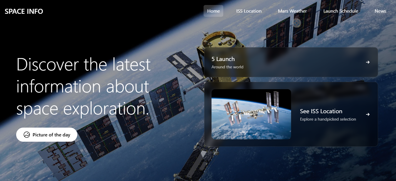 GitHub - kevinalfito69/space-info: Space Info is an open source project ...
