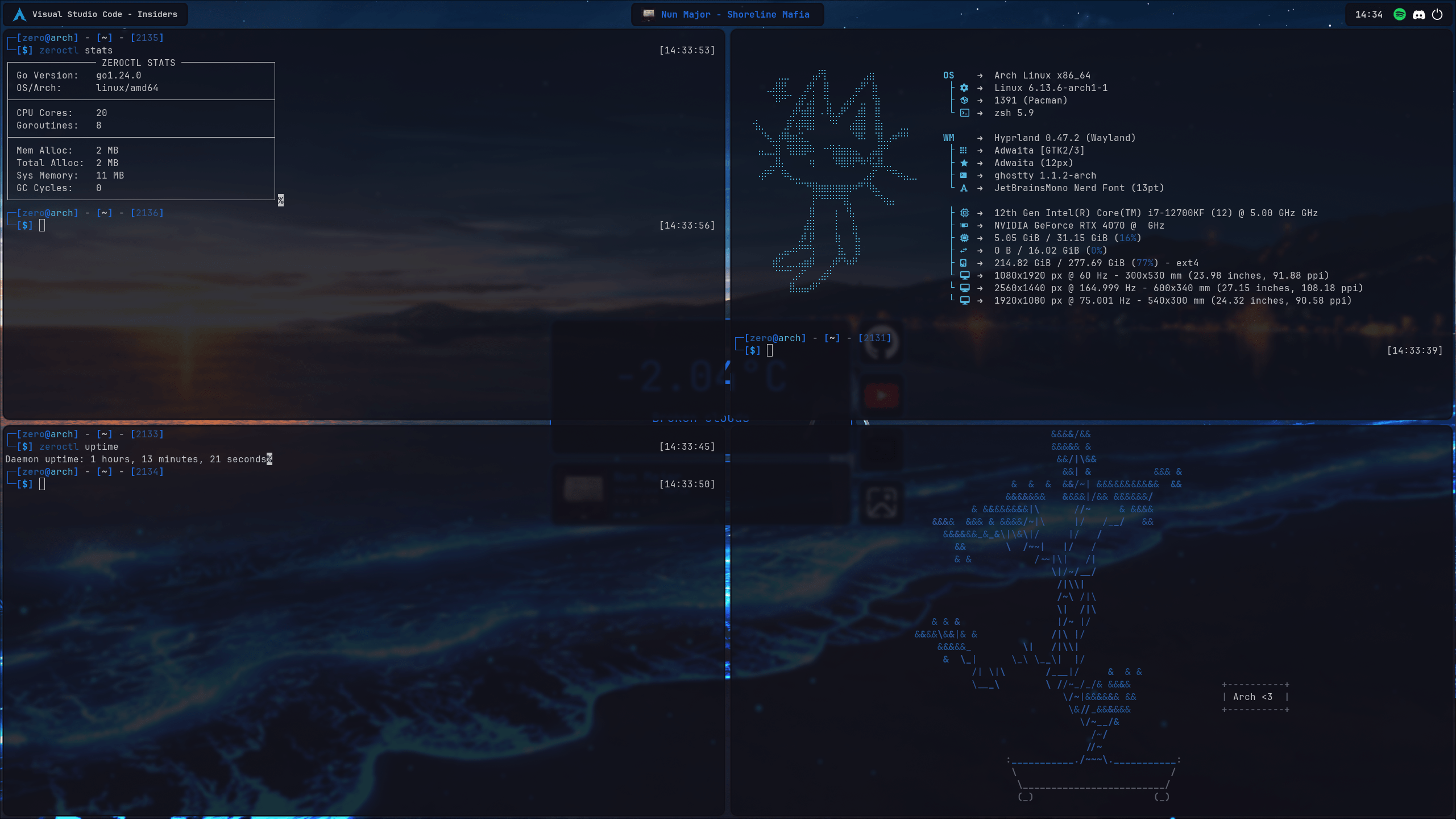 GitHub - Z3R0zz/zeroctl: 🔥 Hyprland Custom Control Tool · GitHub