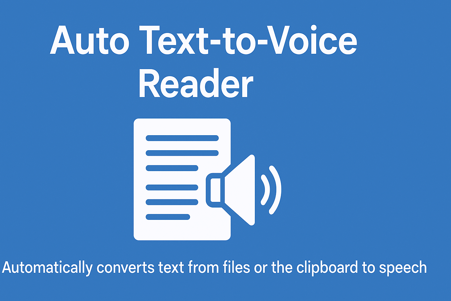 Auto-text-to-voice-reader