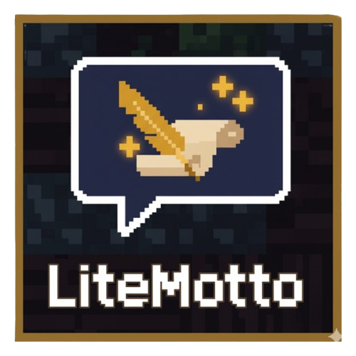GitHub - baicaizhale/LiteMotto: A simple Minecraft motto plugin that ...