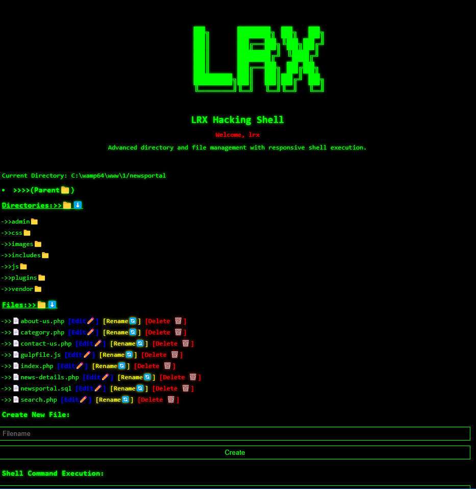 GitHub - francy1010/lrx-php-shell: 🔥 LRX PHP Shell🔥 Introducing LRX PHP ...