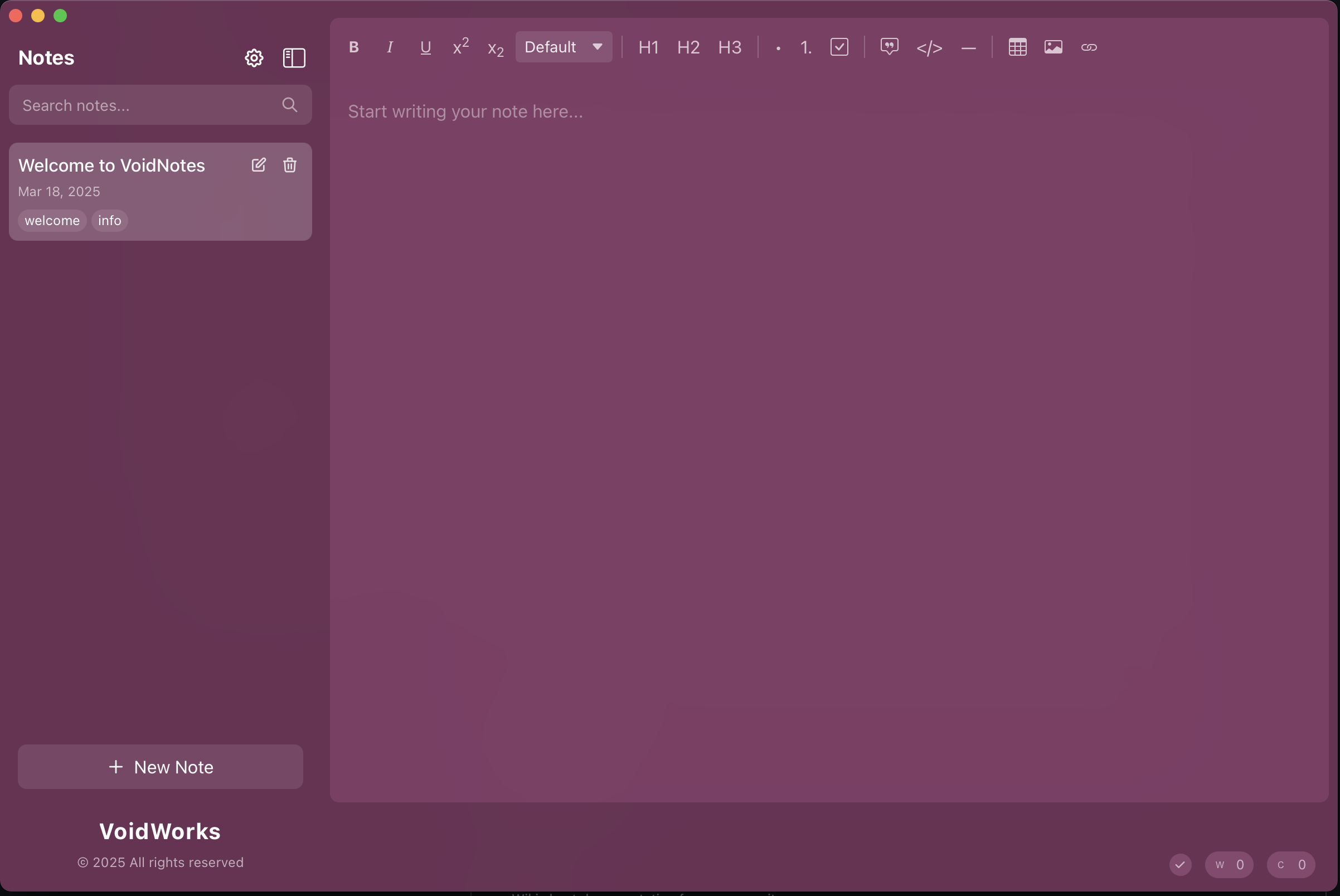 GitHub - xptea/VoidNotes: A modern, lightweight, and customizable note ...