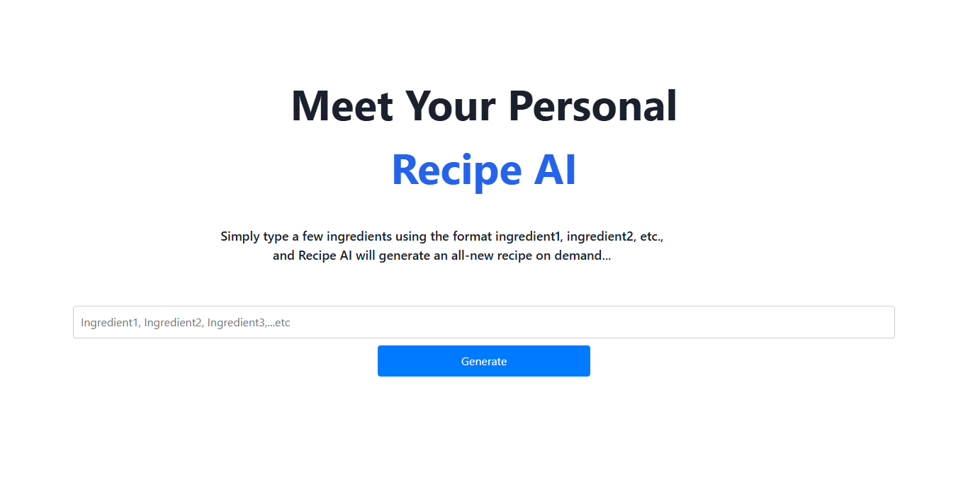 ai-recipe-generator