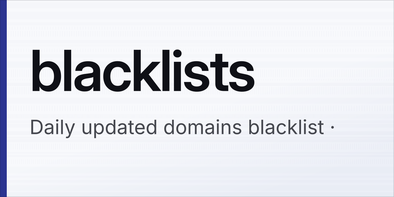 blacklists