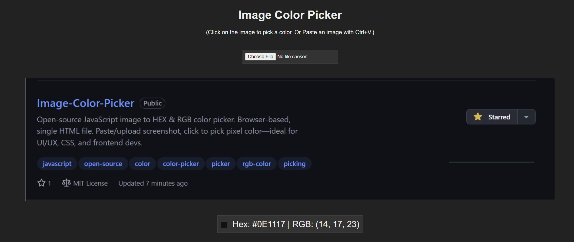 Image-Color-Picker