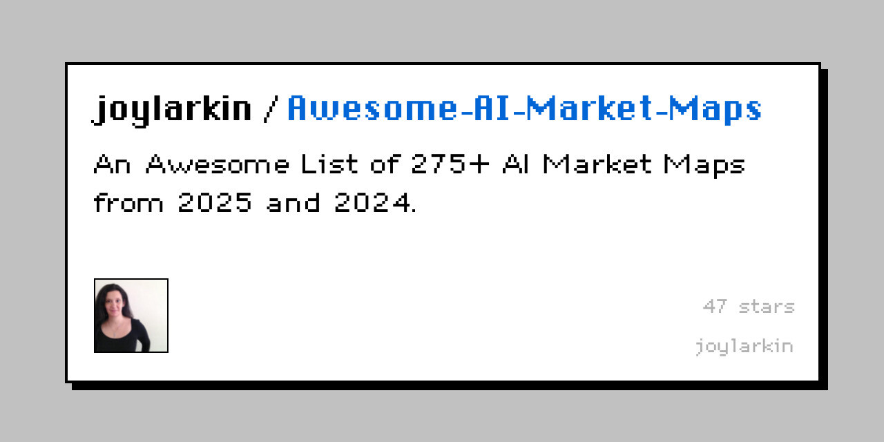 Awesome-AI-Market-Maps