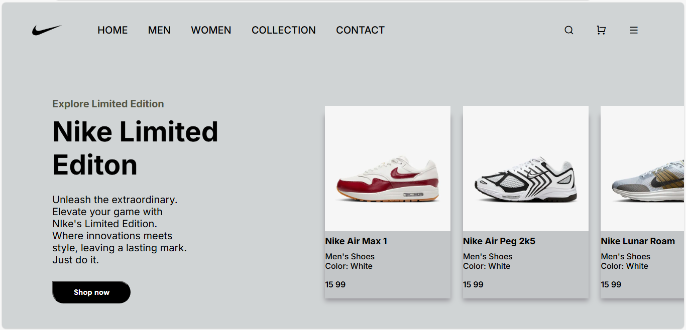 GitHub - Edin2002k/Nike-Landing-Page: Nike Landing page. In this ...