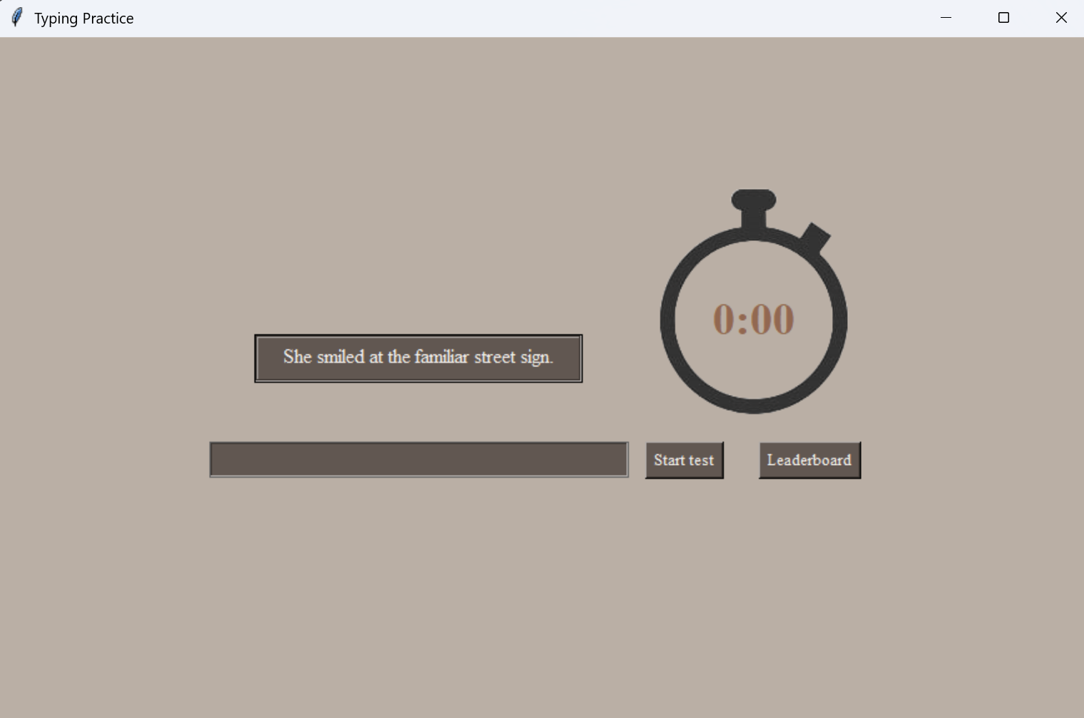 GitHub - Sngqih/Typing-practice-Project