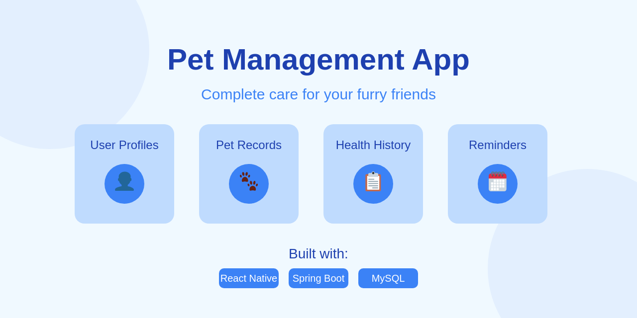 PetFolio-A-Comprehensive-Pet-Management-Mobile-Application