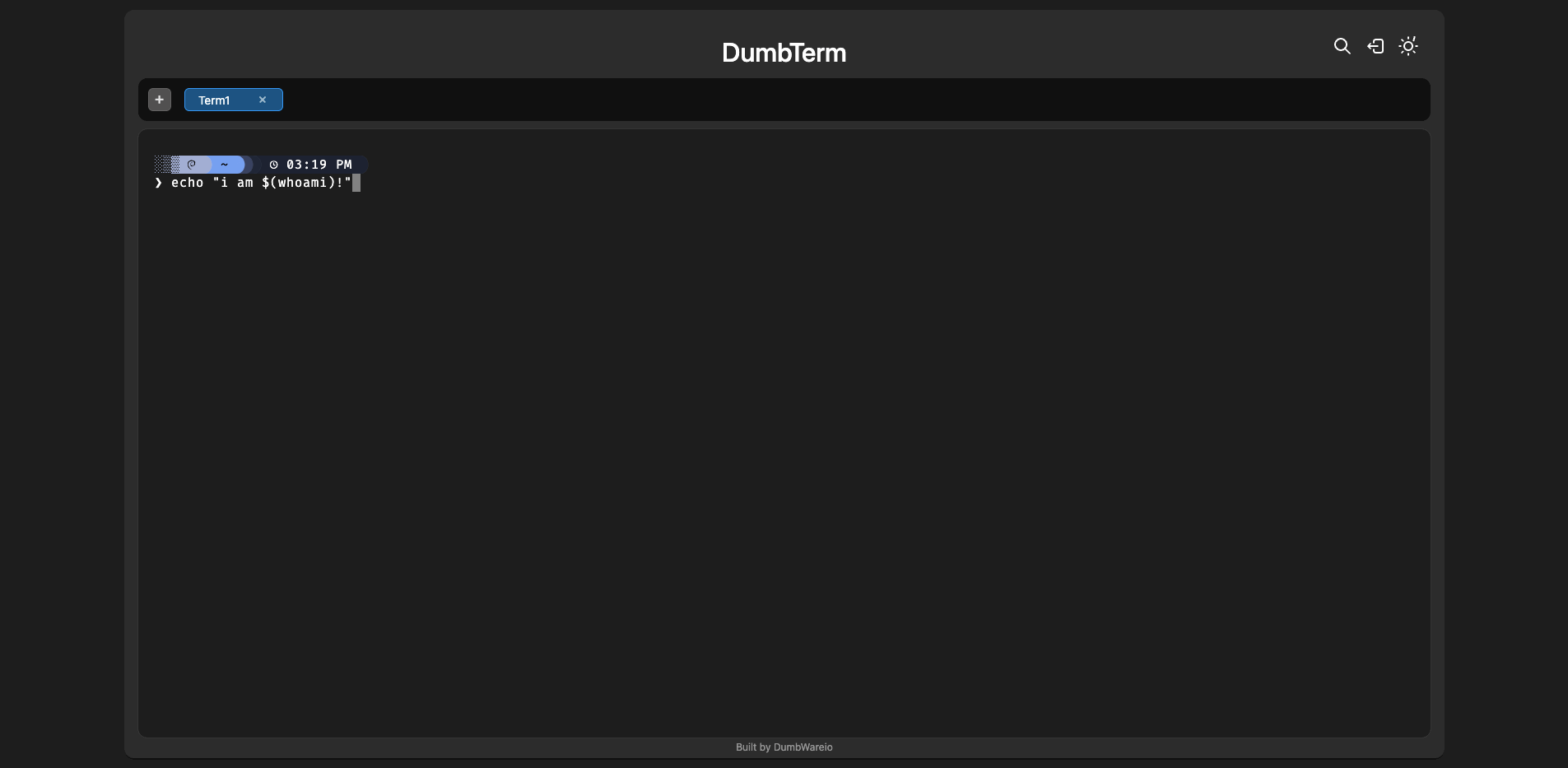 DumbTerm