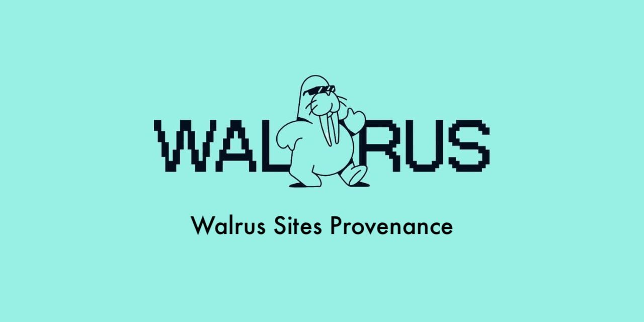 GitHub - zktx-io/walrus-sites-provenance: Deploy Walrus sites with  cryptographic provenance using SLSA + Sigstore.