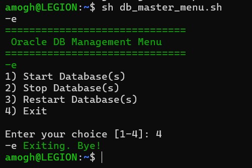 GitHub - amoghgorde/oracledbmastermenu: These scripts are written to ...