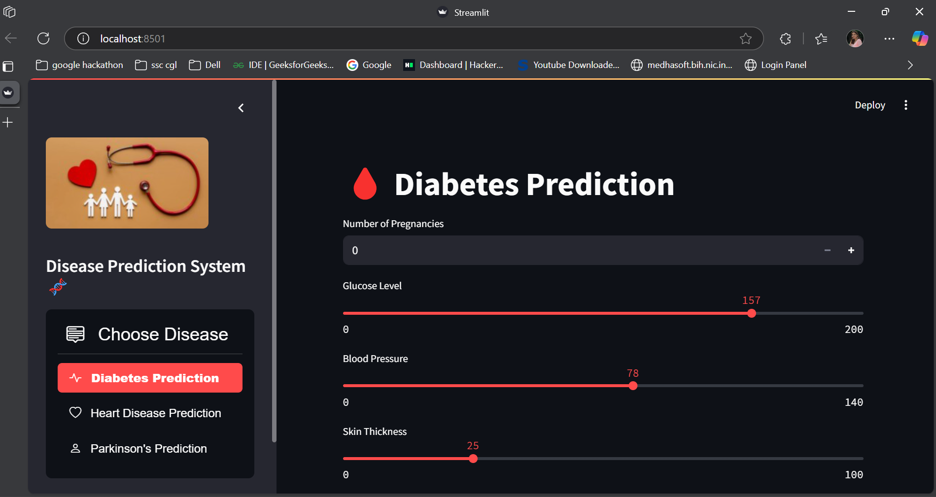 GitHub - Laxmi-ai/disease-prediction-system: A machine learning-based ...
