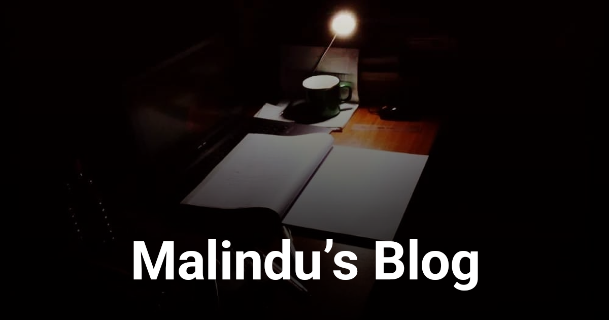 Github Thisismalindu My Website Blog
