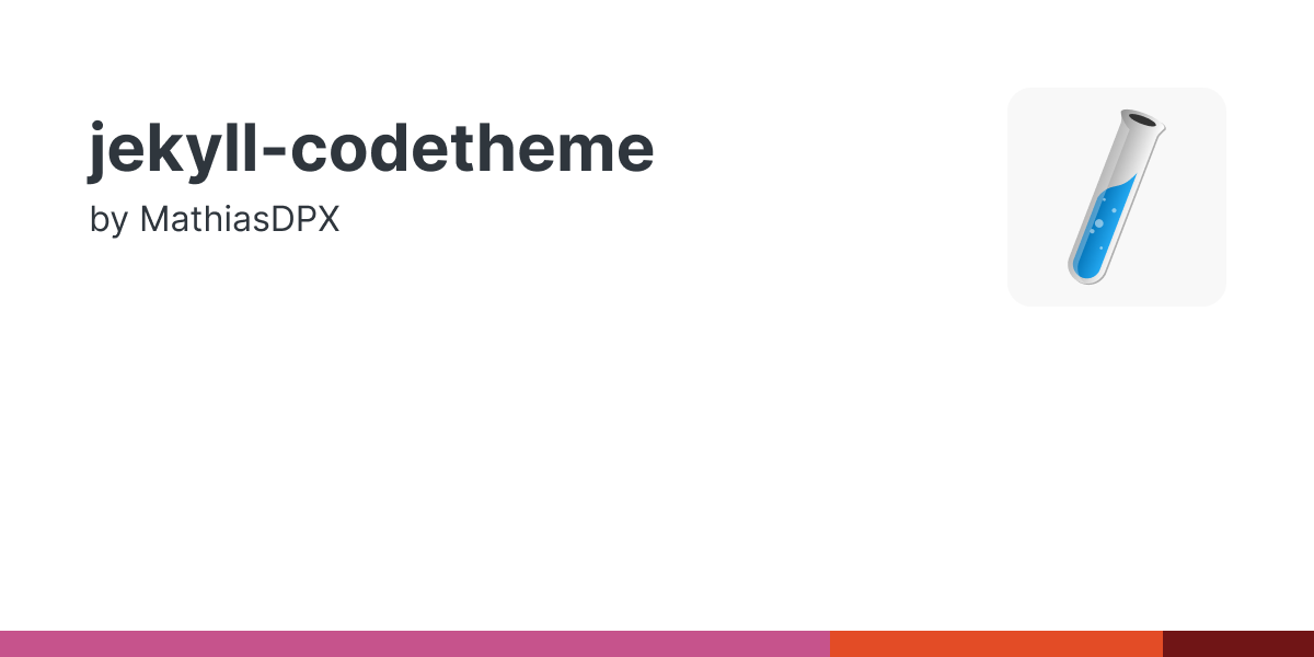 jekyll-codetheme
