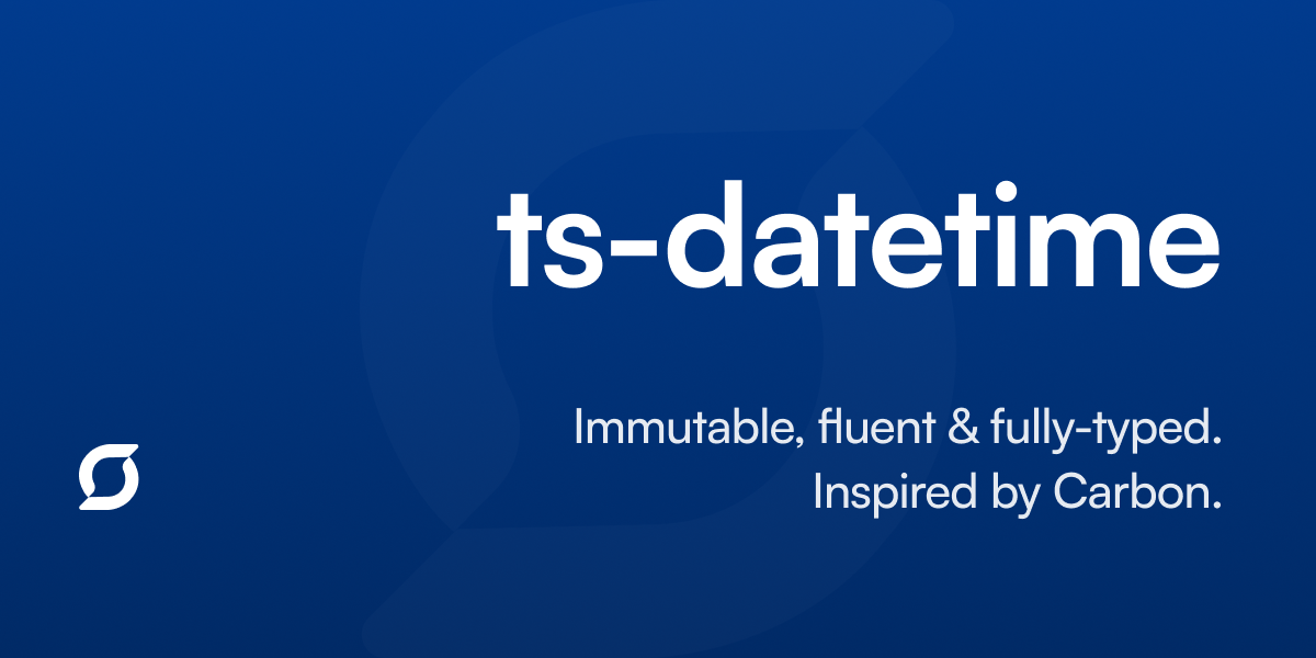 GitHub - stacksjs/ts-datetime: Modern datetime tooling. A Carbon-like ...