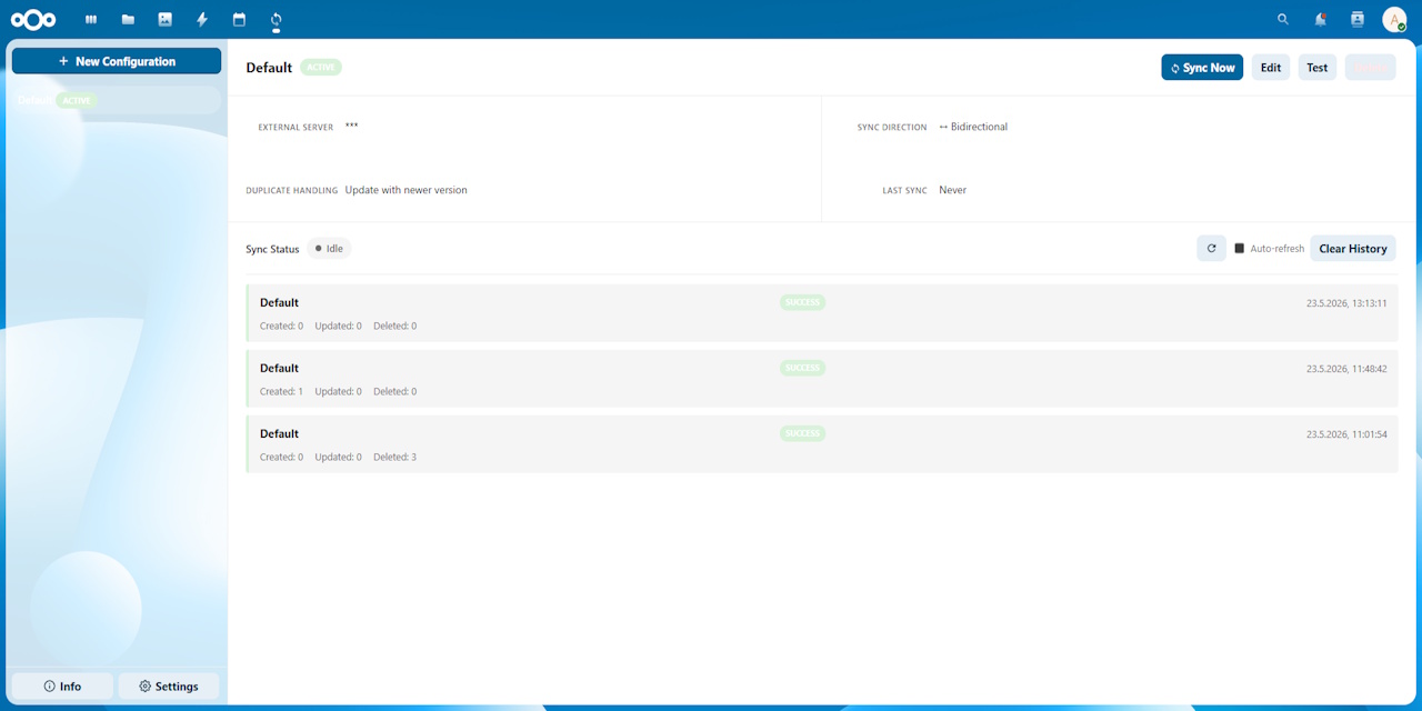 nextcloud-calendar-sync