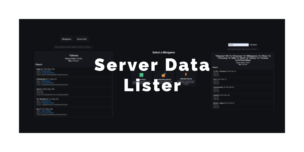GitHub - Xdokl/xdokl.github.io: FiveM Server Data Lister · GitHub