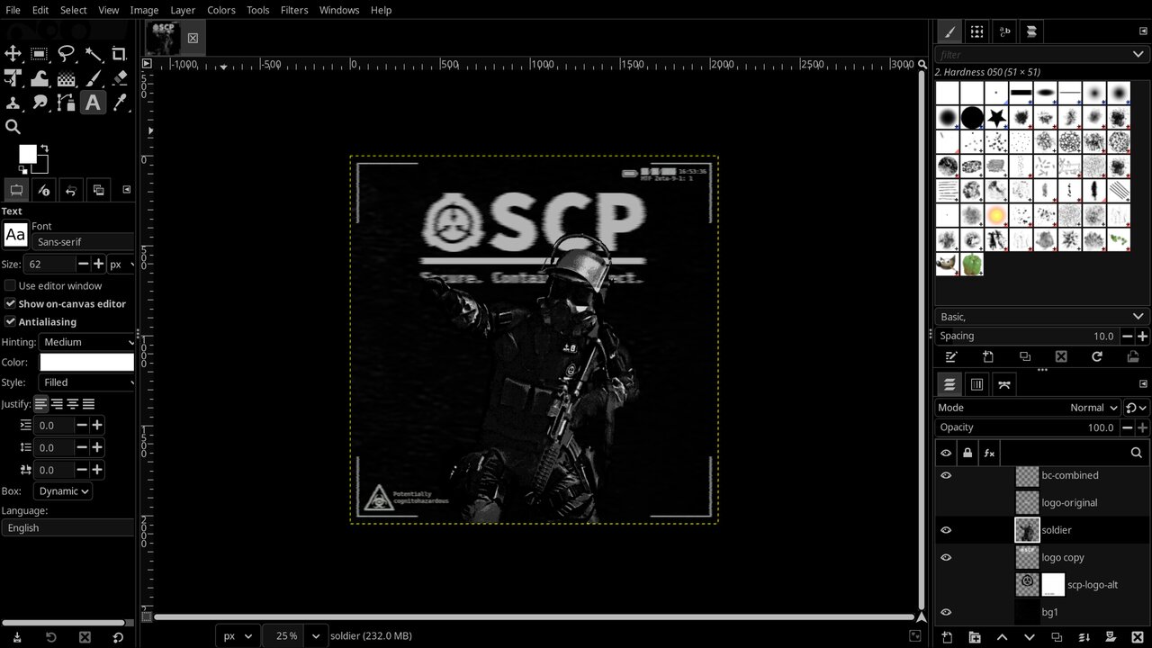 gimp-carbon
